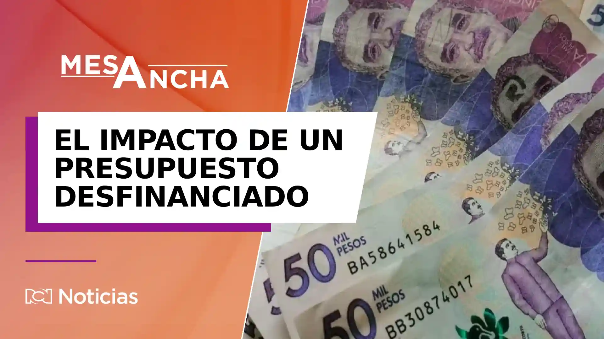 El impacto económico de un presupuesto desfinanciado de $550 billones para Colombia