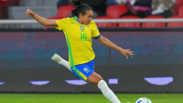 Marta le puso picante a la final contra Colombia: “Vine a llevar la Copa a Brasil” Marta le puso picante a la final contra Colombia: “Vine a llevar la Copa a Brasil”
