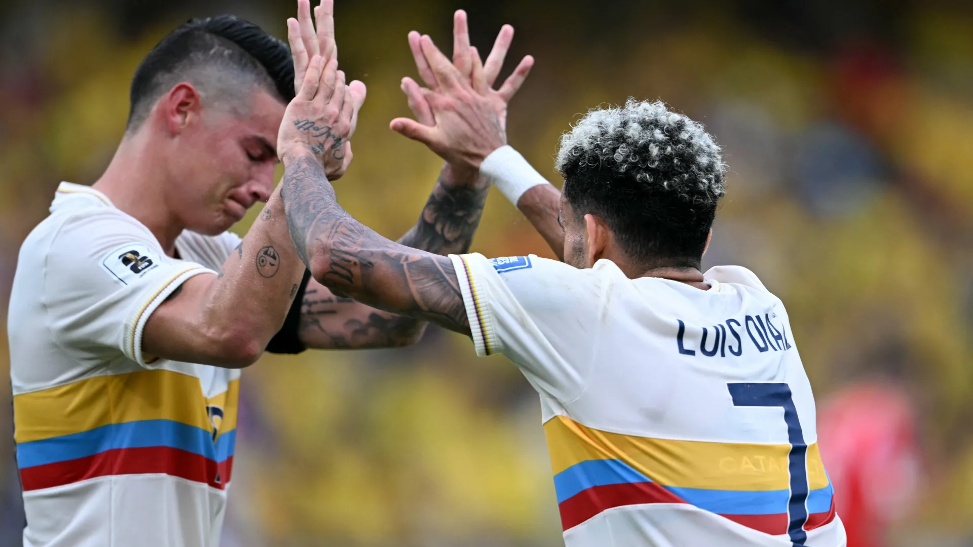 Luis Díaz James Rodríguez Selección Colombia Luis Díaz James Rodríguez Selección Colombia
