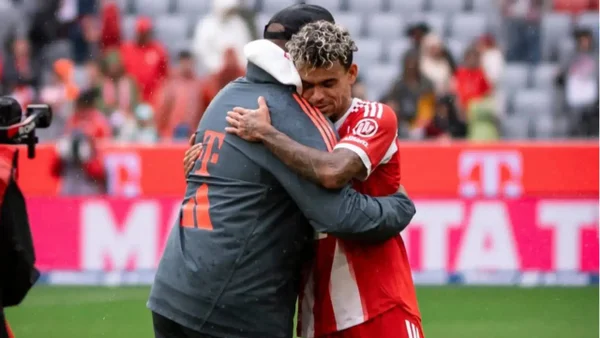Luis Díaz tuvo impresionante gesto tras su debut con el Bayern Múnich: se está hablando de él en todas partes