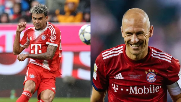 Luis Díaz y las declaraciones sobre Arjen Robben que generan conmoción en Alemania: hay foto juntos