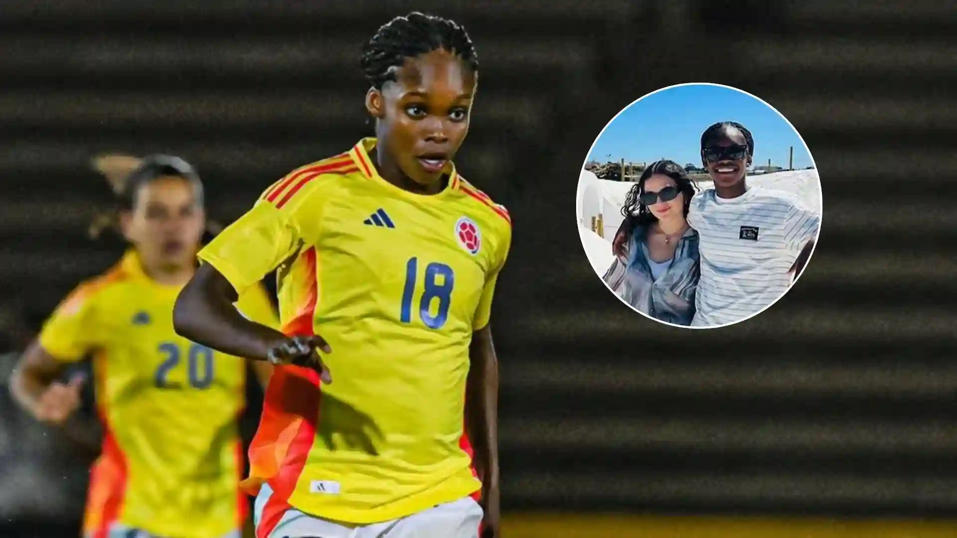 Linda Caicedo y su novia