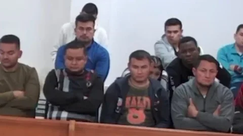 Policías capturados en Bogotá