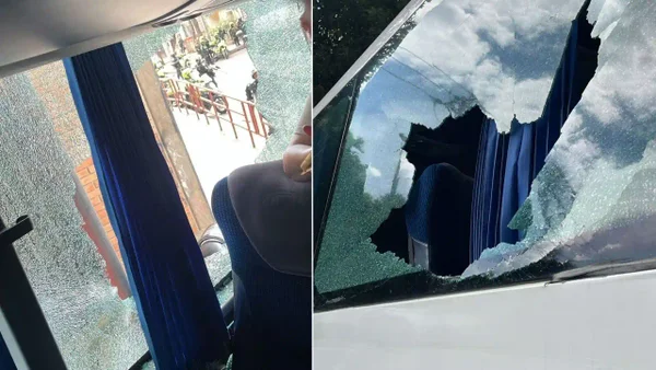 VIDEO | Así quedó el bus de Atlético Nacional tras ataque en Cúcuta VIDEO | Así quedó el bus de Atlético Nacional tras ataque en Cúcuta
