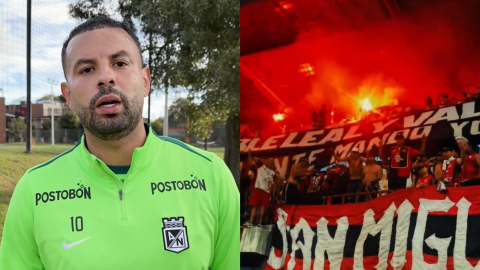 Edwin Cardona por hinchas del Cúcuta partido Copa