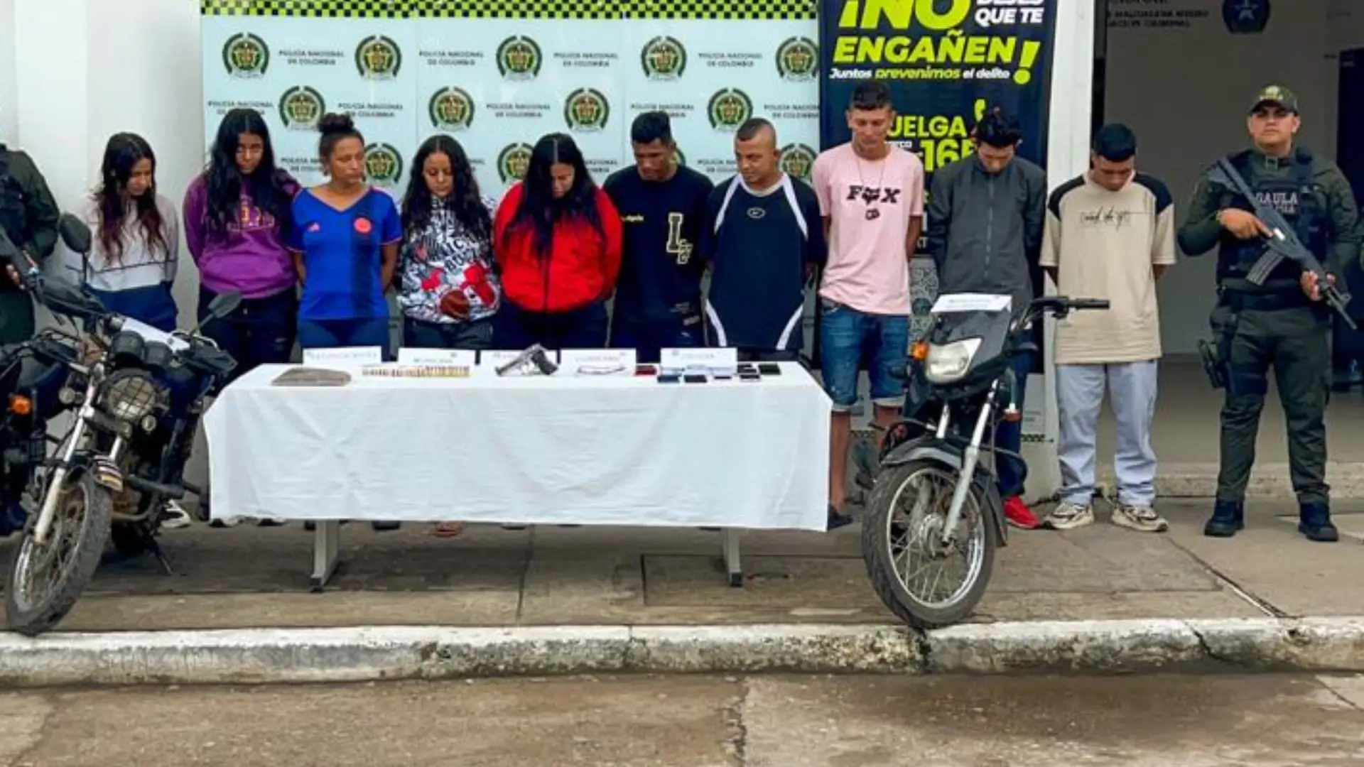 Banda desarticulada en Santander.