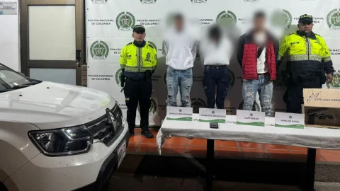 Robo de vehículo en Bogotá.