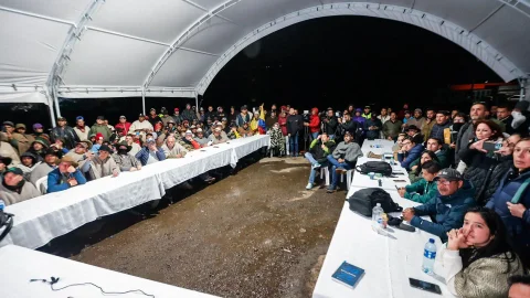 Mesa de diálogo por paro campesino en Boyacá.