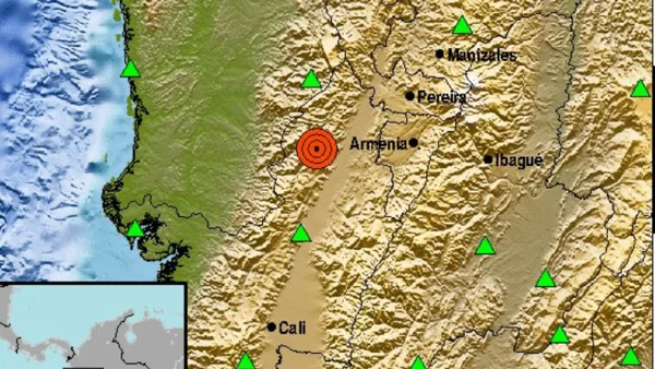 Fuerte temblor de 4,9 se sintió en varias partes de Colombia: este fue el epicentro