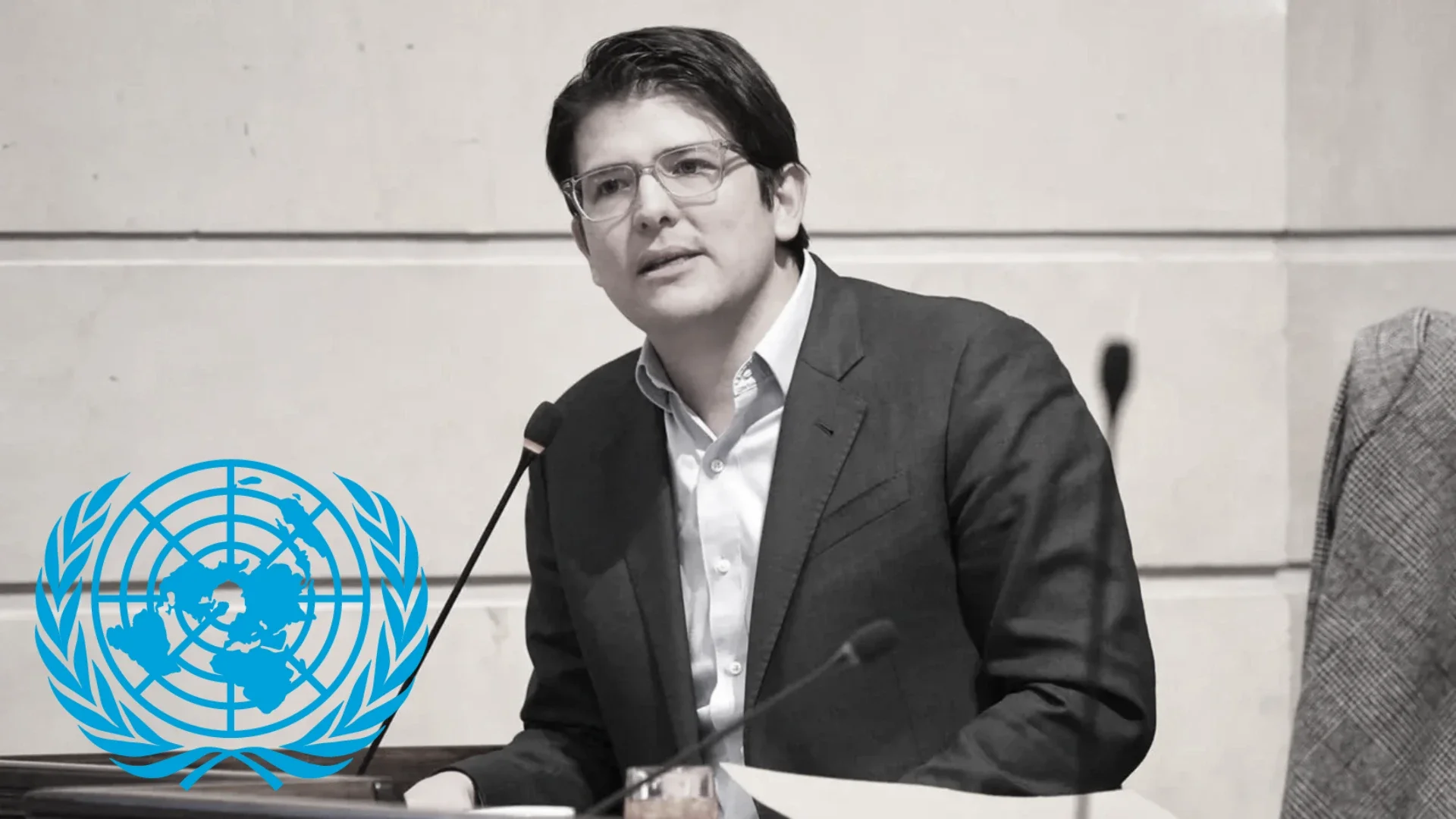 Foto: montaje realizado con imágenes de la ONU y Miguel Uribe Turbay para Facebook