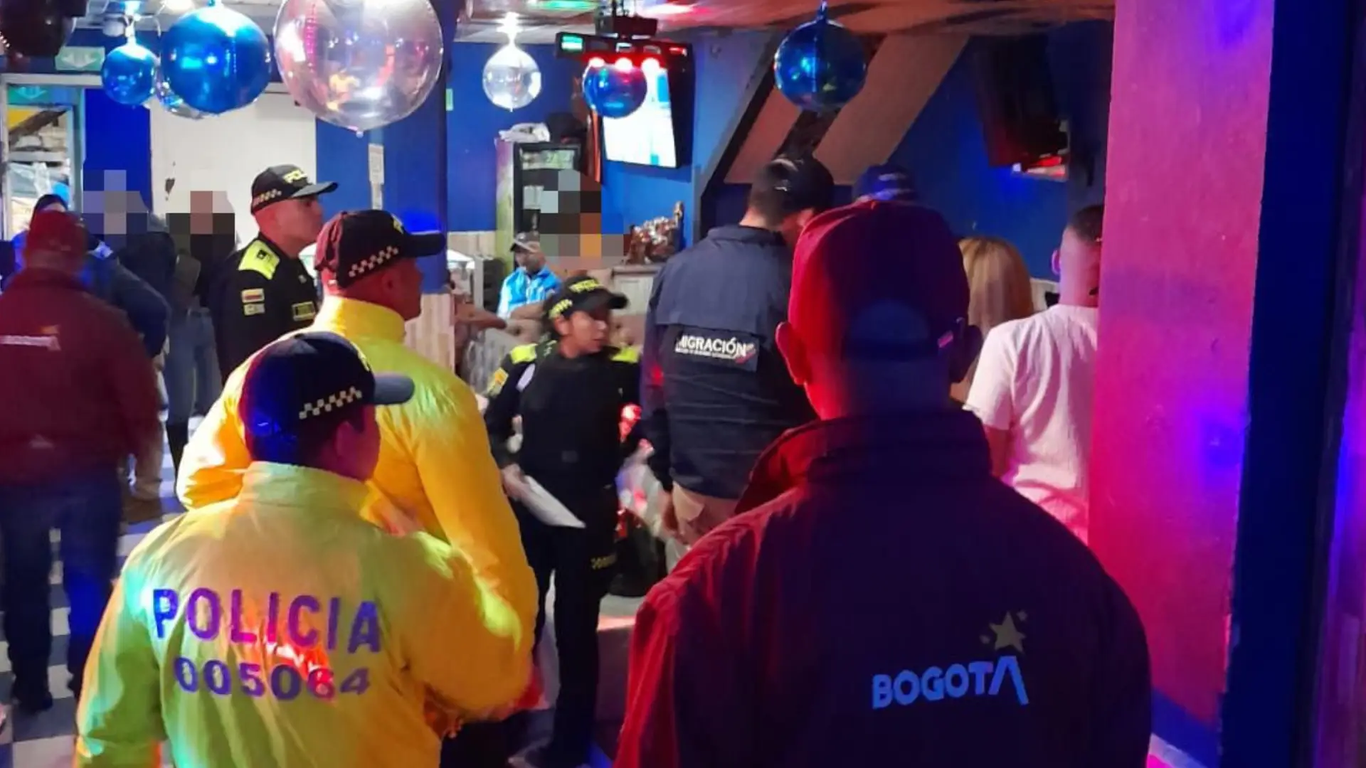 Menor rescatada en Bogotá.