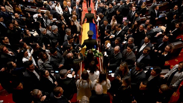 Homenaje a Miguel Uribe en el Congreso: Presidente de la Cámara invita a los colombianos a despedirlo