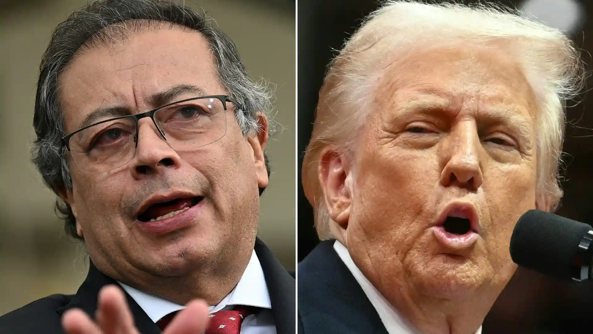 Petro no se 'mordió' la lengua y así respondió a Trump por calificar a Bogotá de “los peores lugares del mundo”