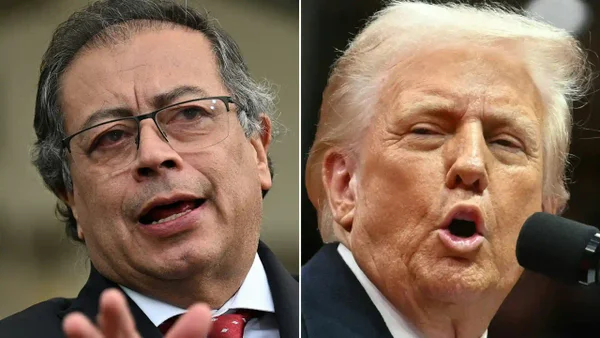 Petro no se 'mordió' la lengua y así respondió a Trump por calificar a Bogotá de “los peores lugares del mundo”