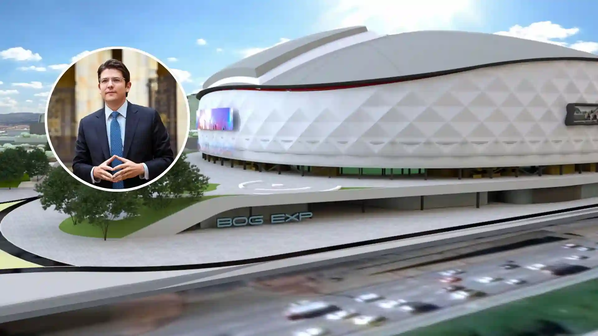 Miguel Uribe, estadio El Campín