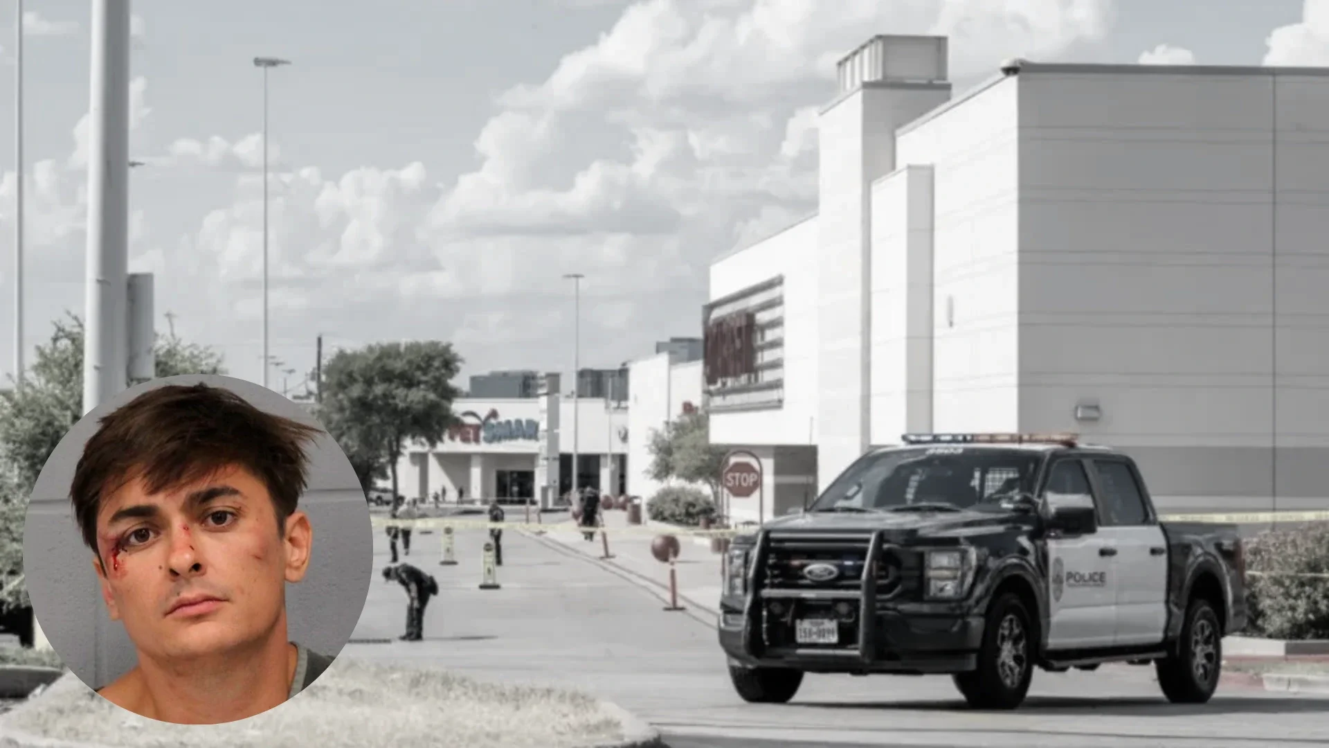 Foto: montaje realizado con imágenes de AFP y la Policía de Austin