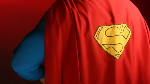 Superman logo capa
