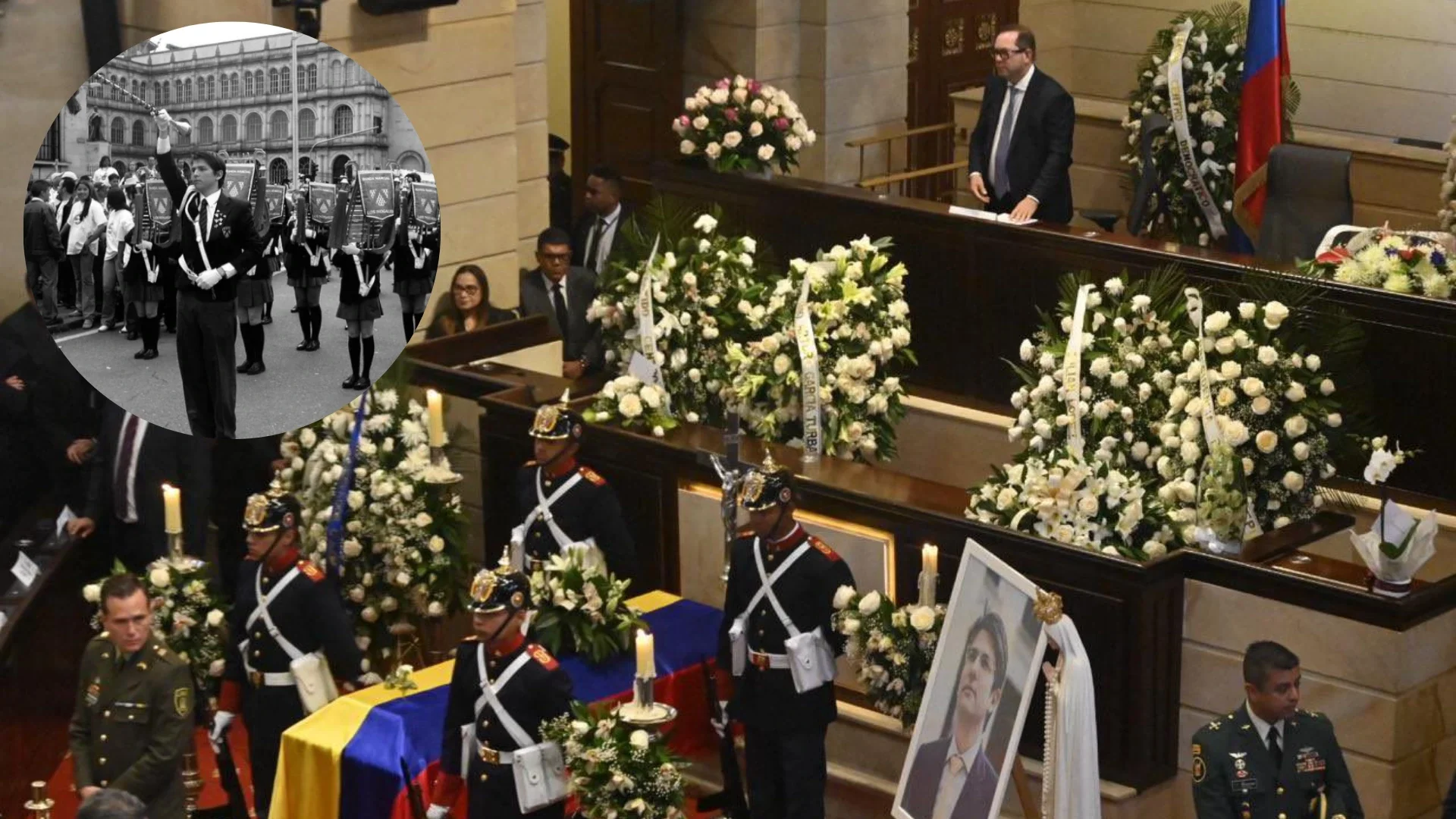 Foto: montaje realizado con imágenes del senado y el Colegio Los Nogales