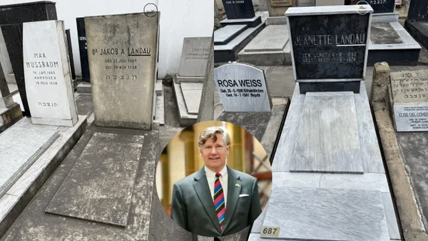 Subsecretario de Estado de los EE. UU. visitó las tumbas de sus abuelos en Bogotá