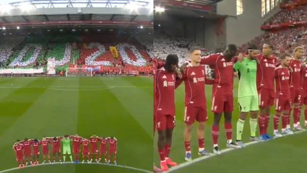 Los pelos de punta: emocionante homenaje para Diogo Jota en el inicio de la Premier League Los pelos de punta: emocionante homenaje para Diogo Jota en el inicio de la Premier League