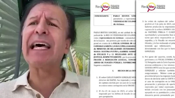 Denuncia contra fiscales y Laura Sarabia por presunto favorecimiento en el caso de Carlos Ramón González