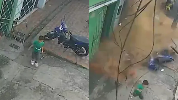 Video | Menor de edad se salvó de quedar bajo escombros de un restaurante por desplome en Bucaramanga Video | Menor de edad se salvó de quedar bajo escombros de un restaurante por desplome en Bucaramanga