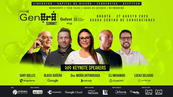 MenteX Colombia: qué es, líderes, aliados y el impacto del Genera Summit 2025 MenteX Colombia: qué es, líderes, aliados y el impacto del Genera Summit 2025