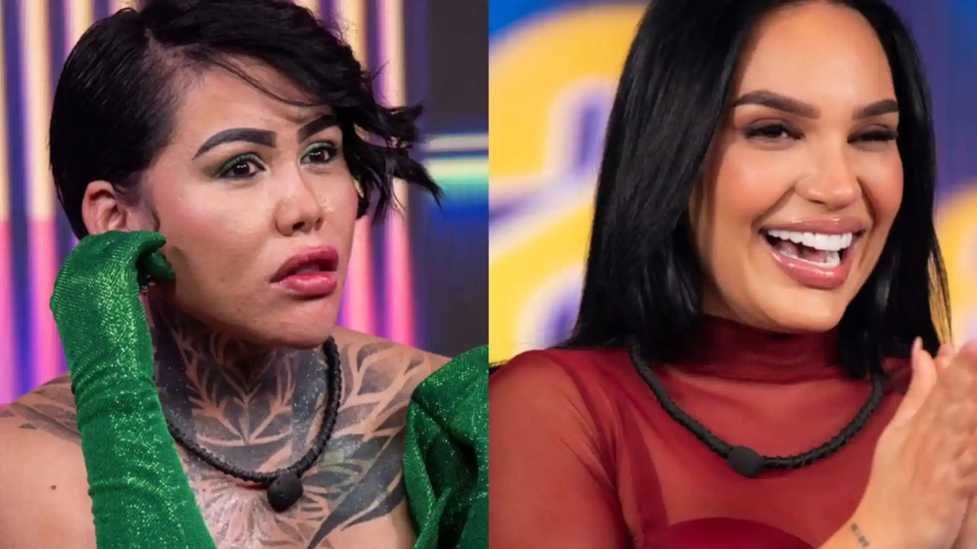 Yina Calderón y Andrea Valdiri.