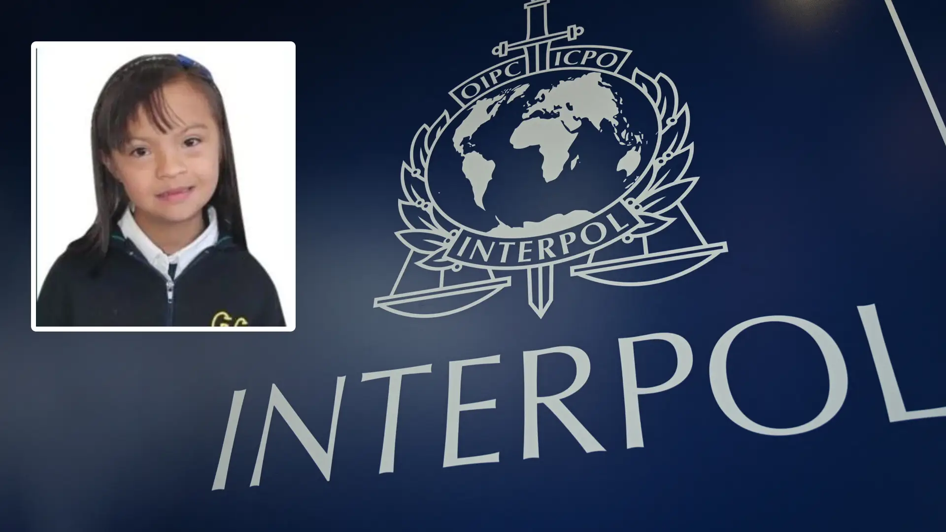 Circular amarilla de Interpol para buscar a Valeria Afanador.