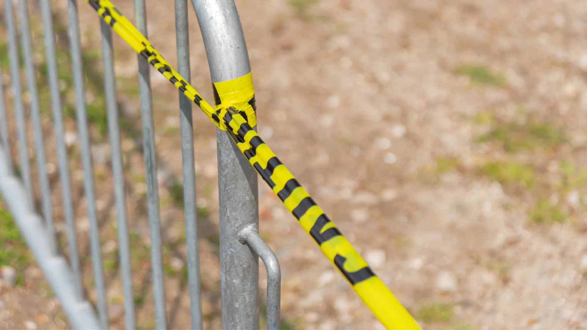 Peligro no pase cinta