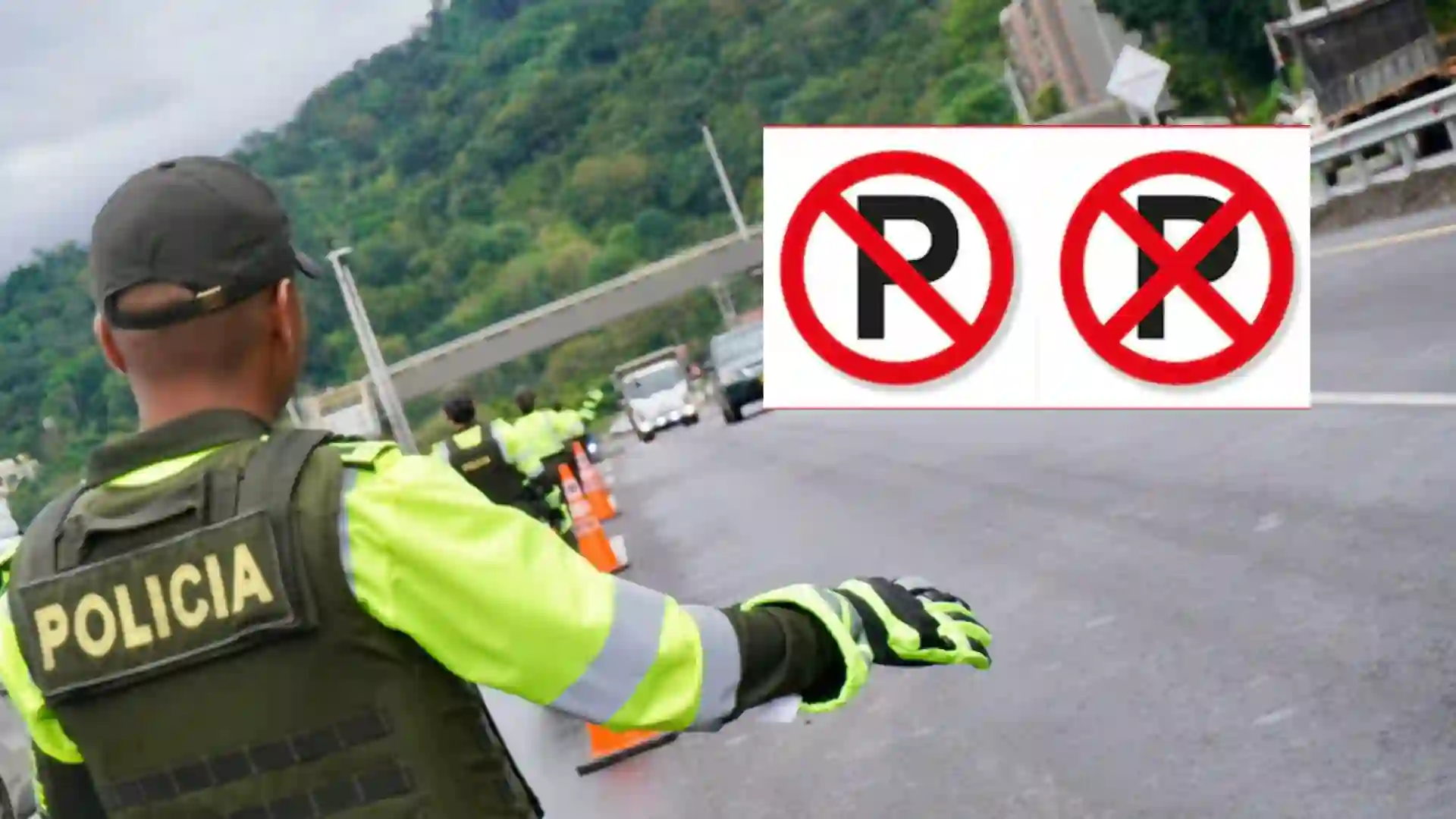 Señal SR-28 con la SR-28: multa por confundirlas en Colombia