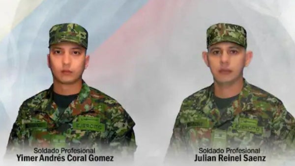 ELN entregó a dos soldados secuestrados hace cuatro meses en Cúcuta