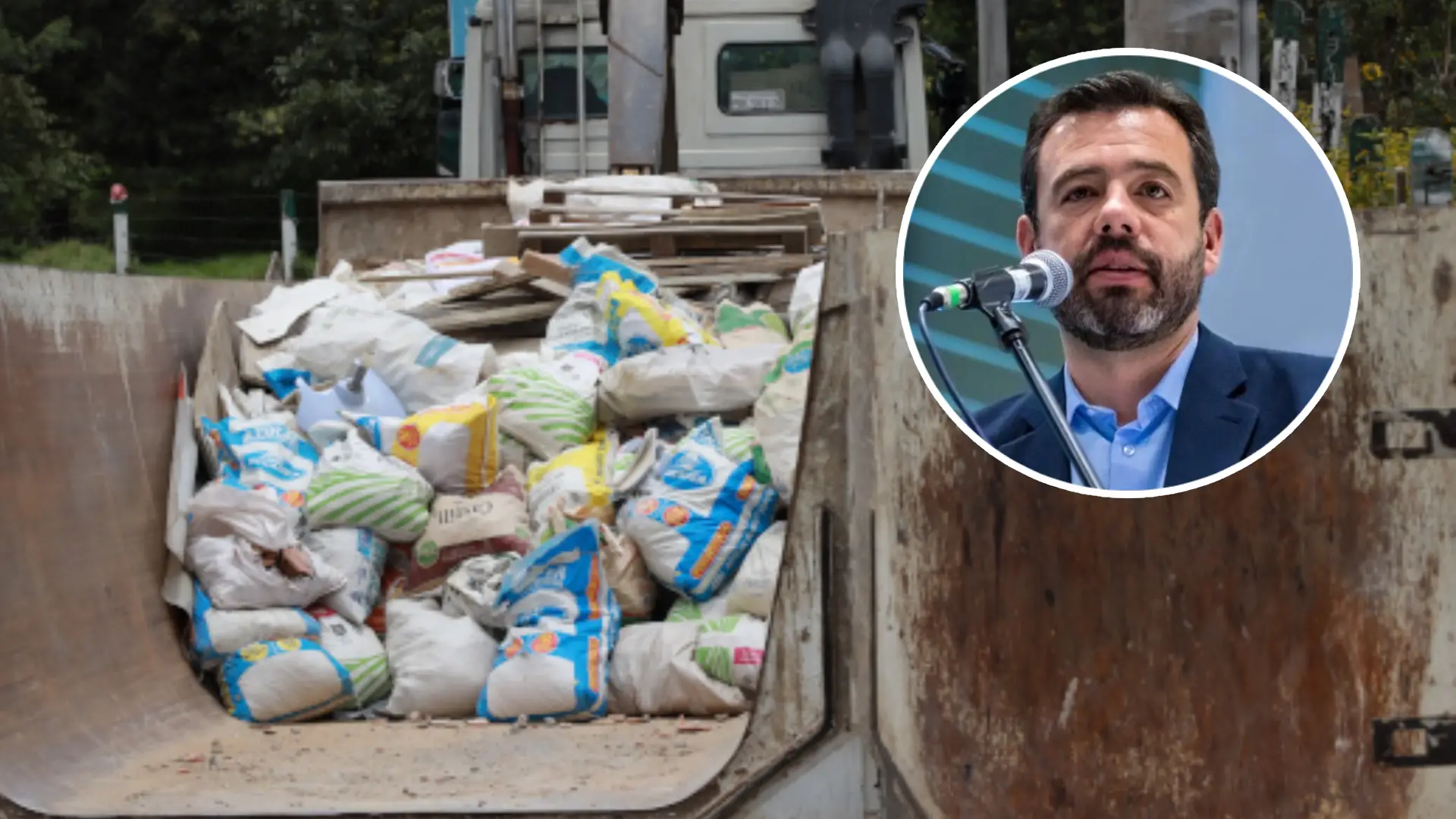 Situación de basuras en Bogotá.