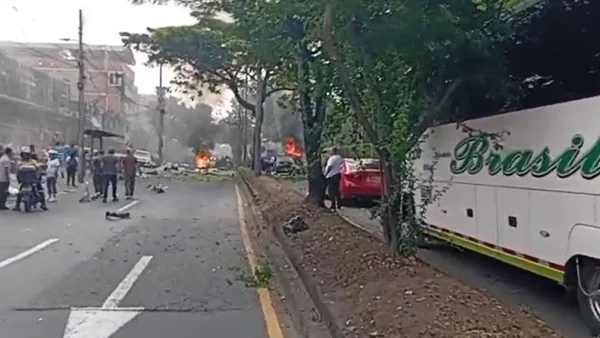 Revelan los rostros de los hombres que habrían activado los explosivos en el atentado en Cali