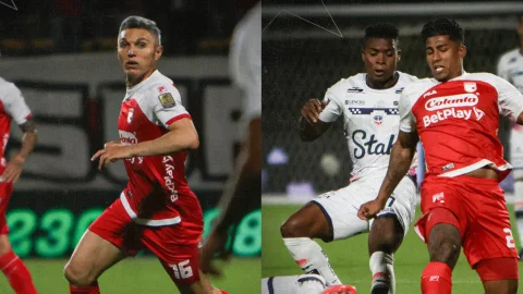 Fortaleza venció a Independiente Santa Fe.