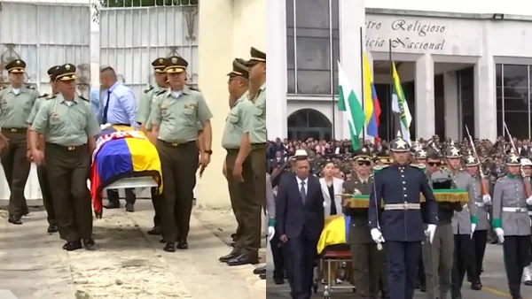 Seis de los 13 policías asesinados en Amalfi fueron despedidos por sus familias este lunes Seis de los 13 policías asesinados en Amalfi fueron despedidos por sus familias este lunes