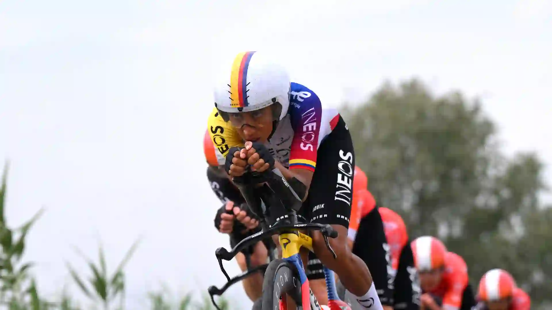 Egan Bernal en la Vuelta a España