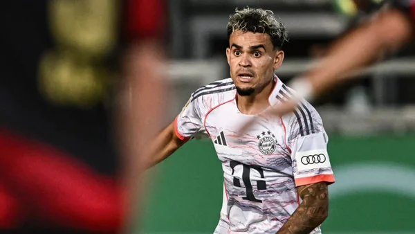 Luis Díaz no estuvo fino en partido con Bayern Múnich por Copa Alemania: falló cinco opciones claras