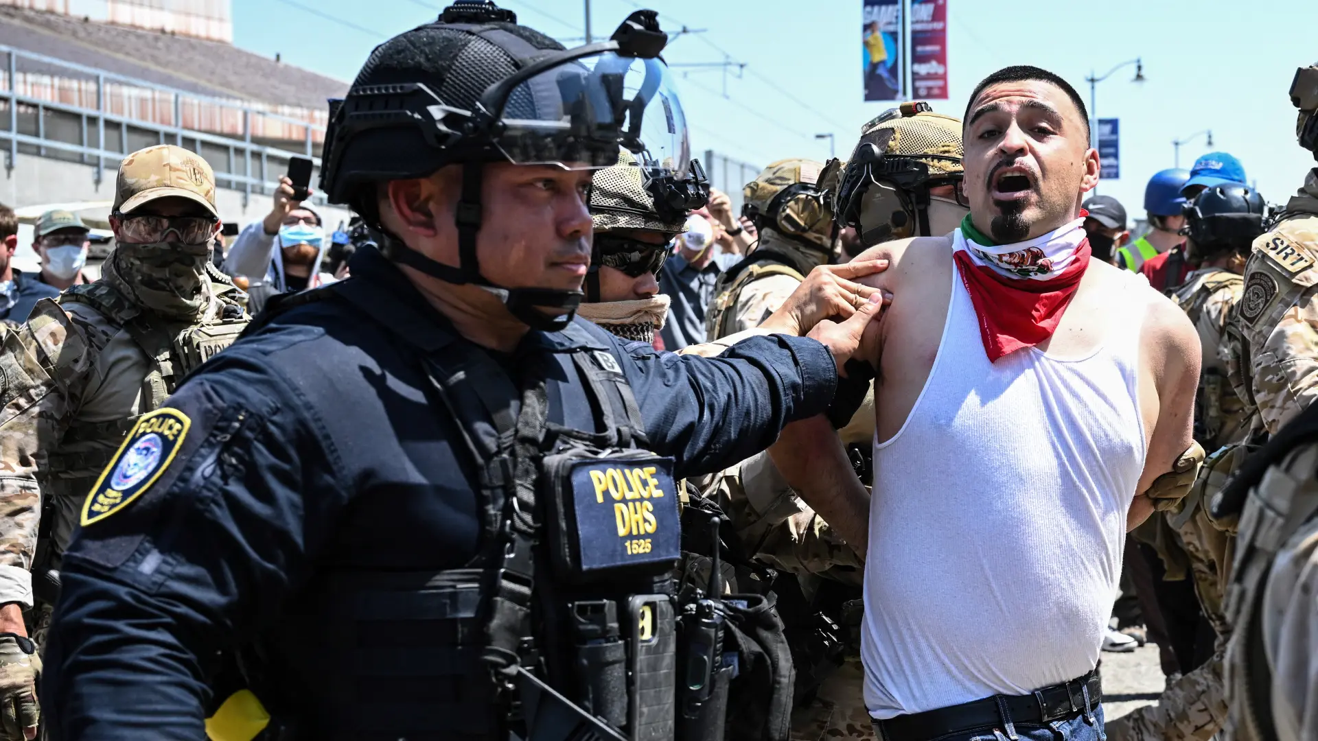Detenido protestas Estados Unidos