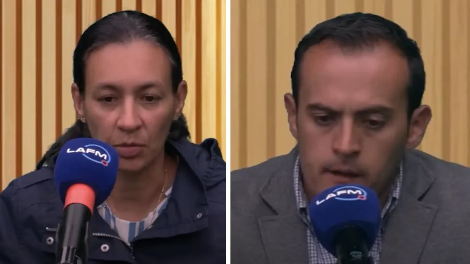 Mamá y papá de Valeria Afanador.