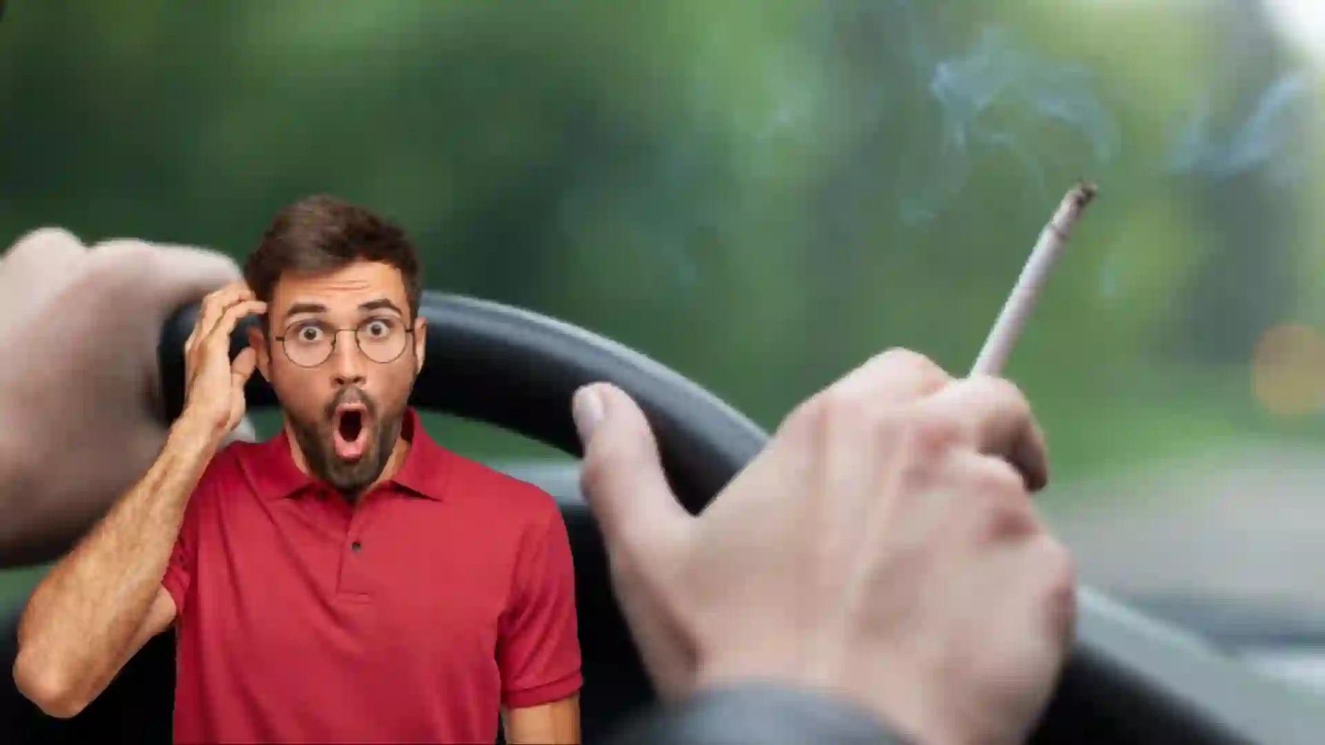 Multa a conductores por fumar