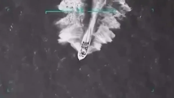 ¿La imagen del bombardeo antidrogas a embarcación venezolana fue creada con IA?