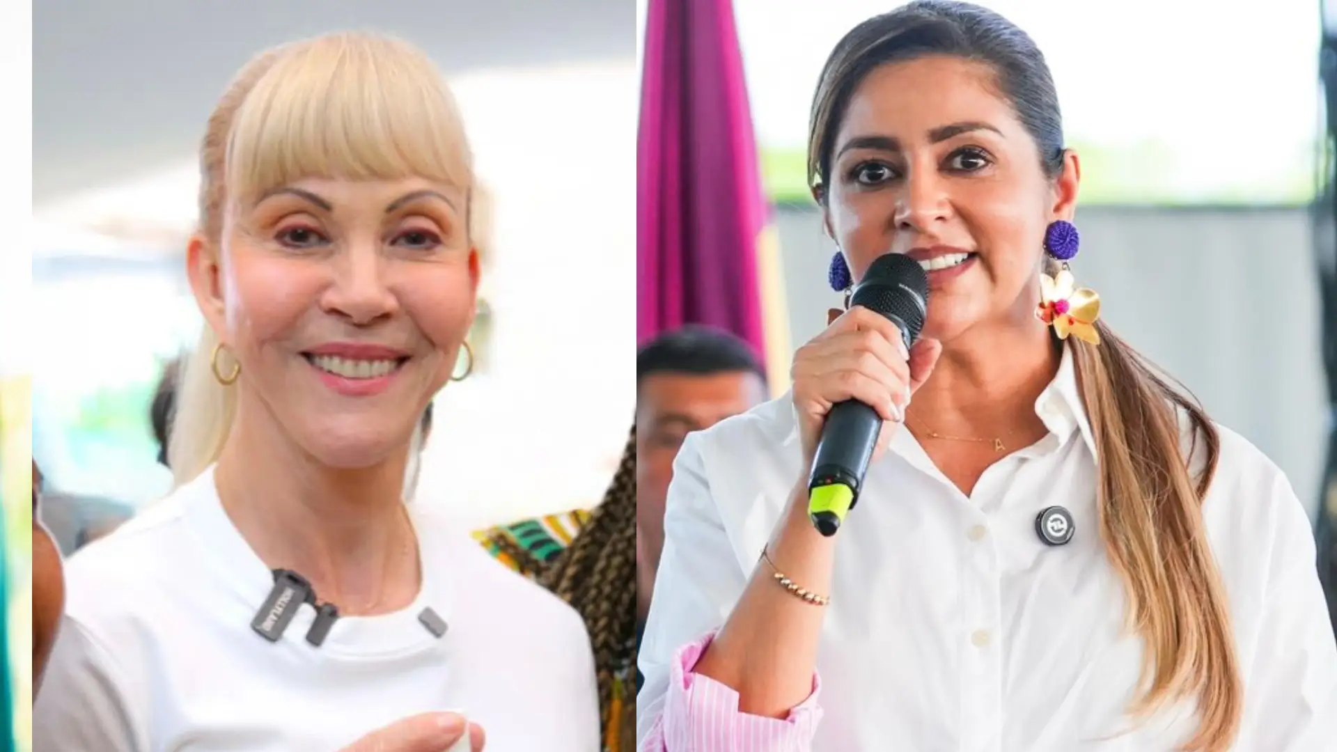 Gobernadoras del Valle y Tolima.