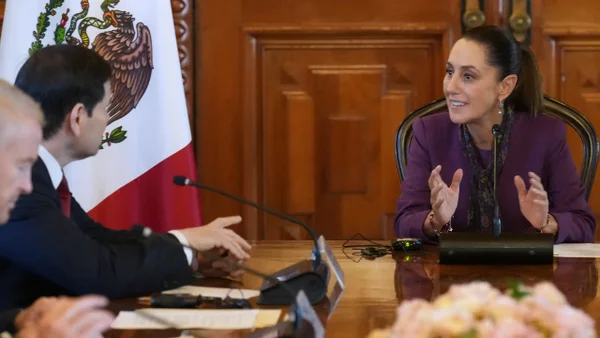 Marco Rubio se reunió con la presidenta de México: ¿De qué trató la reunión?