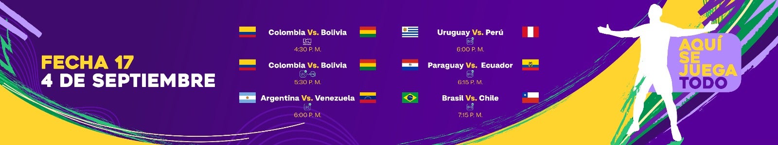 COLOMBIA - BOLIVIA BANNER