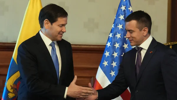 Secretario de Estado de EE. UU. anunció ayuda financiera y apoyo a Ecuador