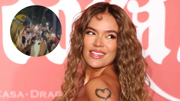 Karol G detiene el tráfico en Brasil tras ser recibida por cientos de fanáticos