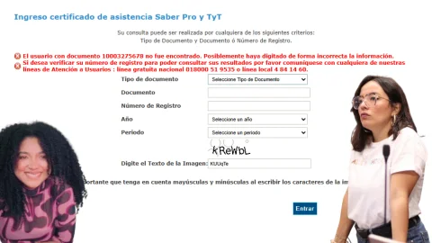 Foto: montaje realizado con imágenes del Icfes, Jennifer Pedraza y el Ministerio del Interior