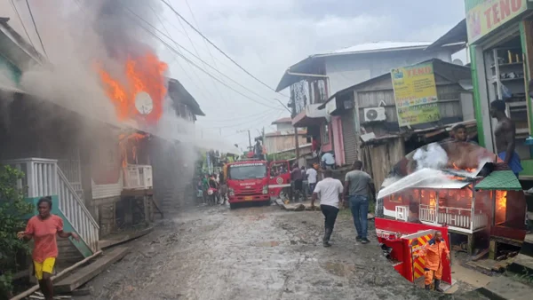 Voraz incendió generó pánico en el Chocó