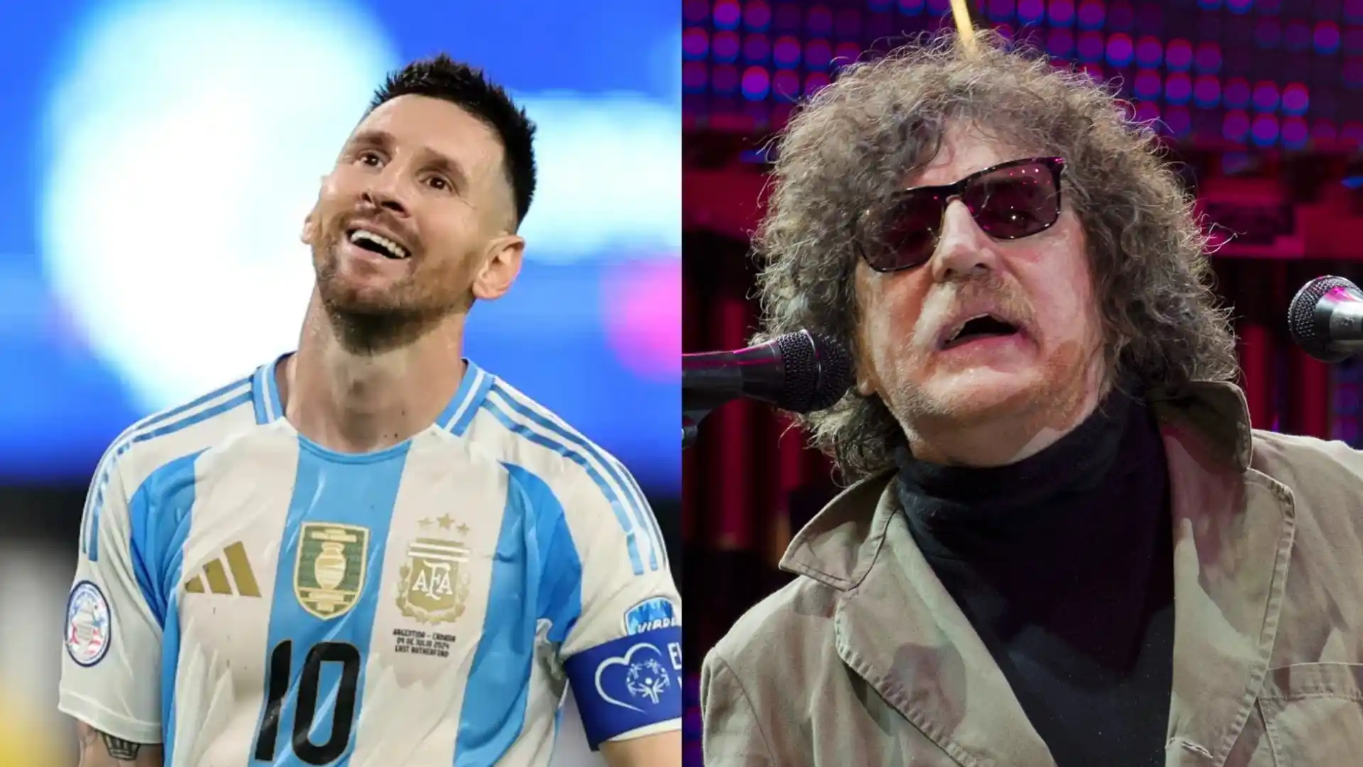 Lionel Messi y Charly García